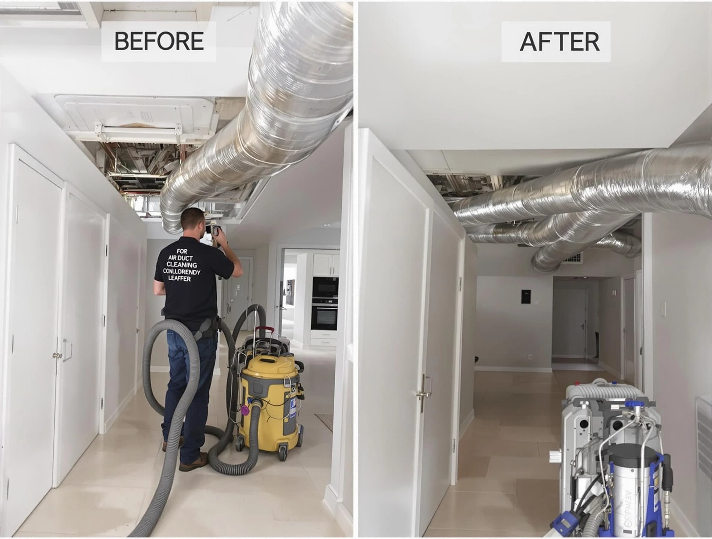 Lake Land'Or Air Duct Cleaning professional performing thorough air duct cleaning in Lake Land'Or